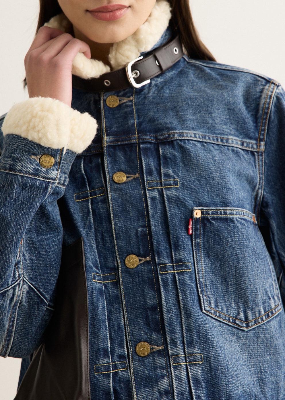 x Sacai Women's Sherpa Jacket