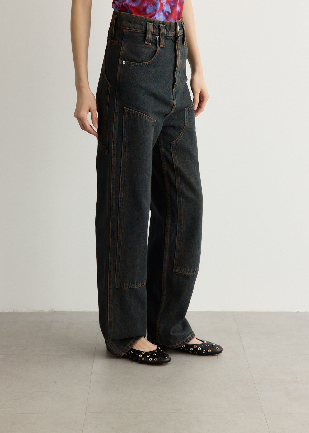 Double Knee Baggy Jeans