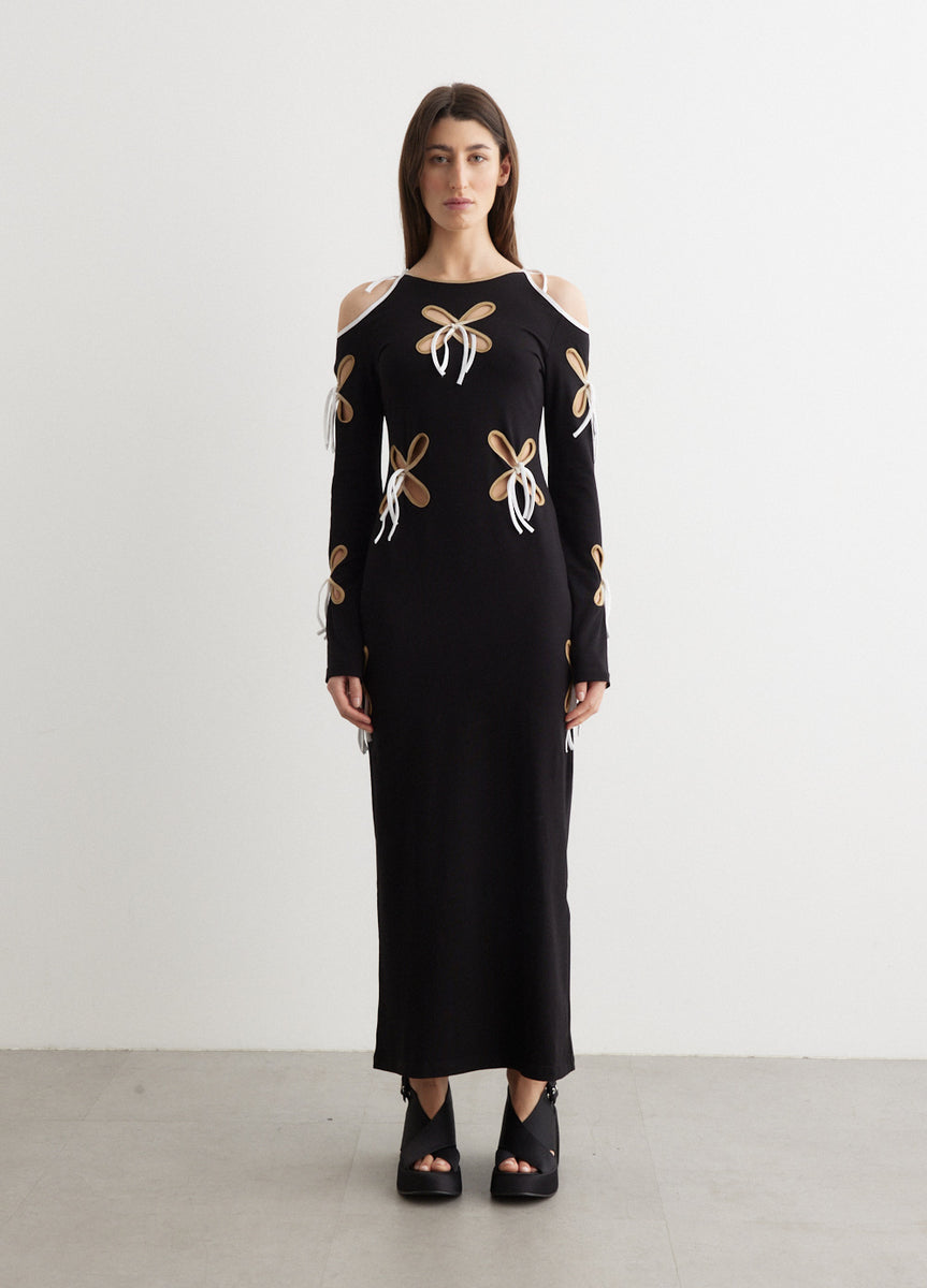 ＊韓国＊［YIN AND YANG IN HARMONY］Clover dress black womens-incu-007_9c123499-238a-