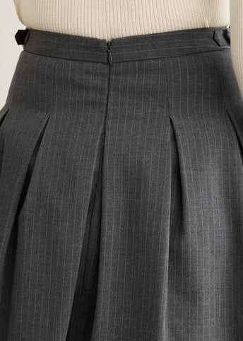 Pleats Mini Skirt