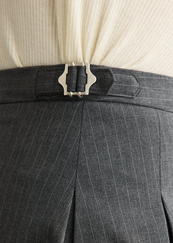 Pleats Mini Skirt