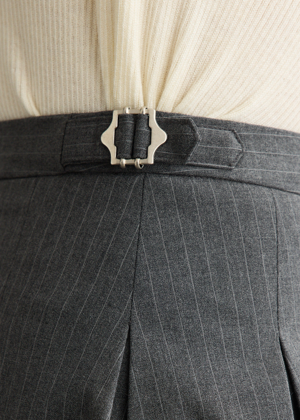 Pleats Mini Skirt