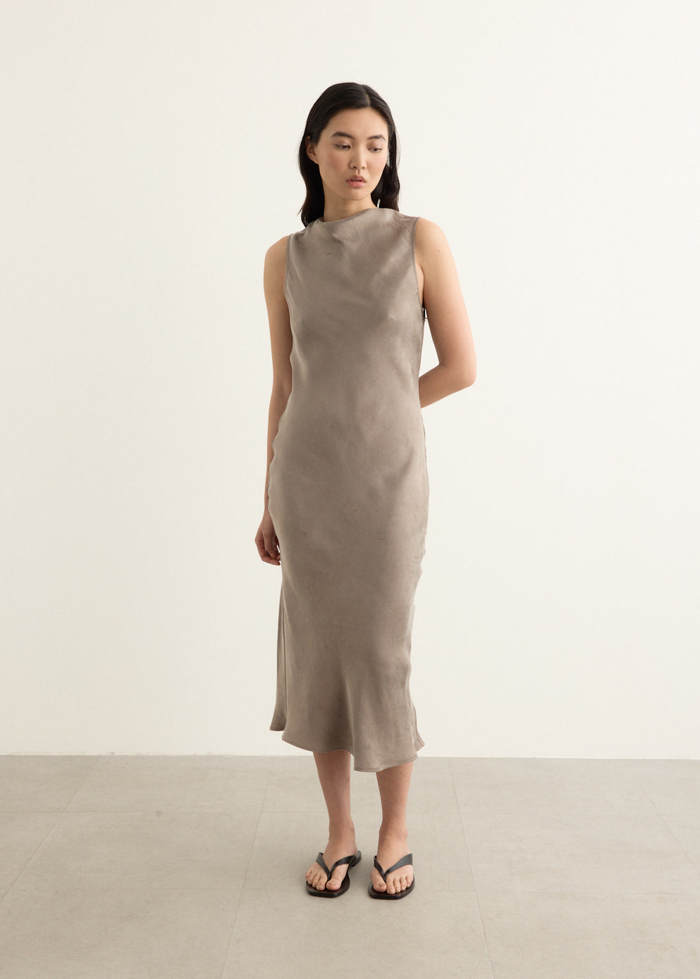 Infinity Cowl Neck Dress