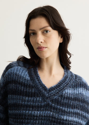 Adore Cropped V Neck Jumper