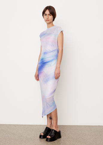 Serena Print Mesh Dress