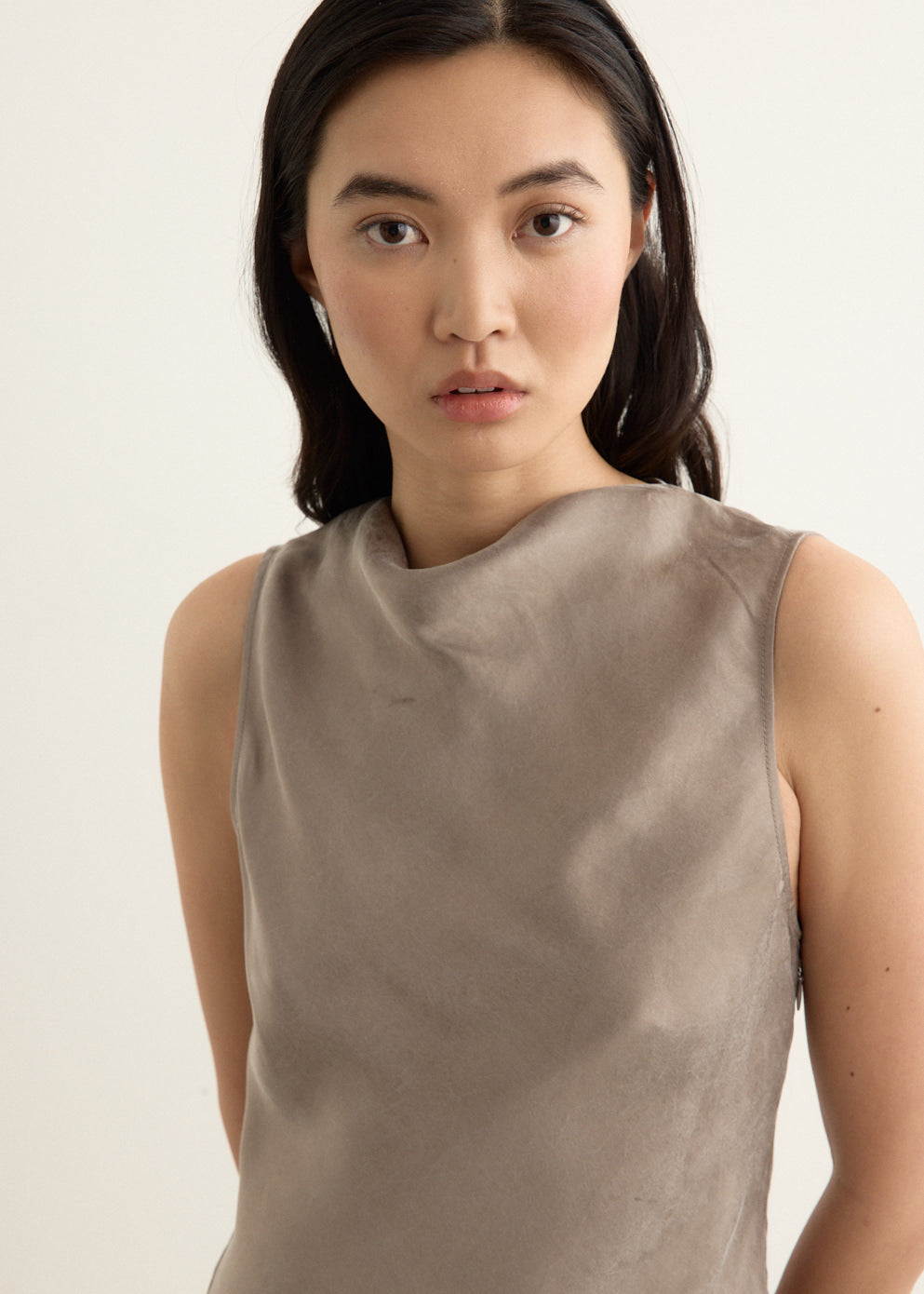 Infinity Cowl Neck Dress