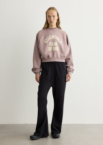 Campus 90's Cropped Raglan Crewneck