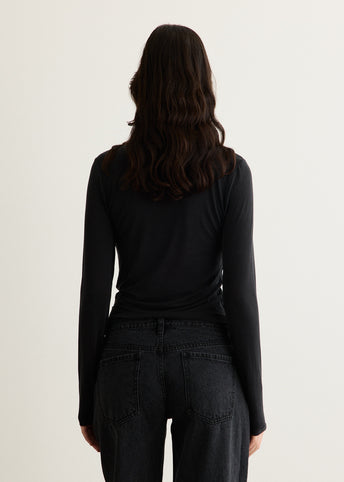 Prep Polo Long Sleeve Top