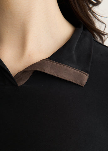 Prep Polo Long Sleeve Top
