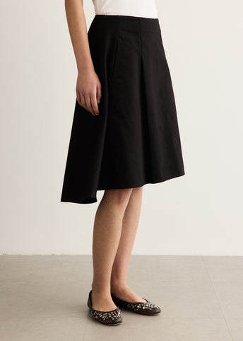 Godet Midi Skirt