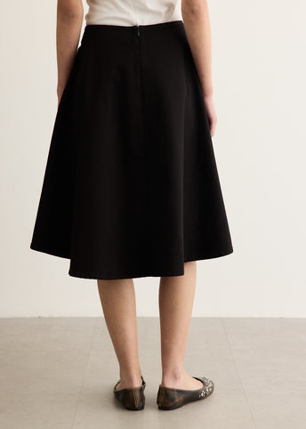 Godet Midi Skirt