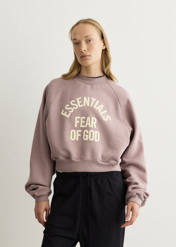 Campus 90's Cropped Raglan Crewneck