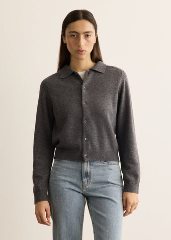 Collard Knit Cardigan