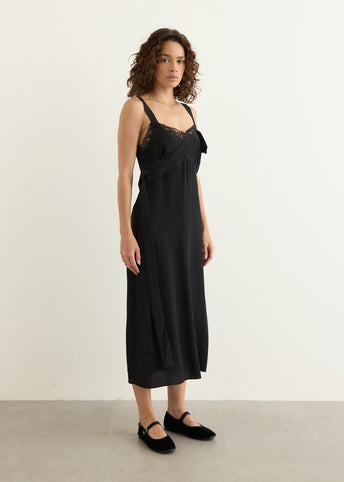 Bow Sash Slip Dress