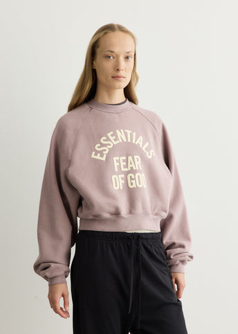 Campus 90's Cropped Raglan Crewneck