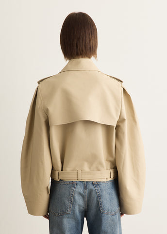 Double Cotton Belted Jacket