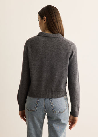 Collard Knit Cardigan