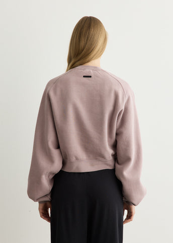 Campus 90's Cropped Raglan Crewneck