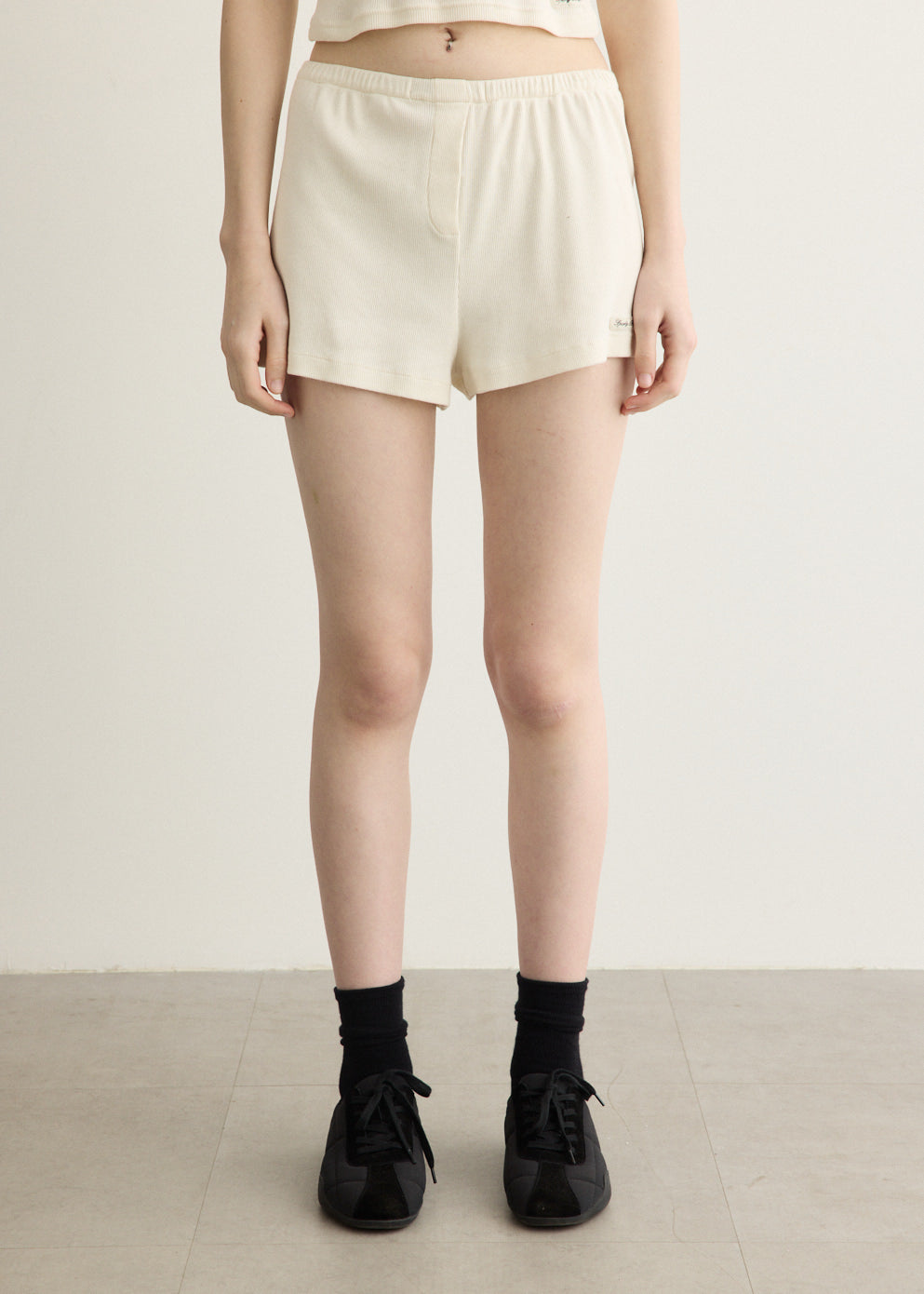 Signature Logo Ribbed House Shorts