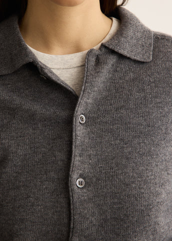 Collard Knit Cardigan