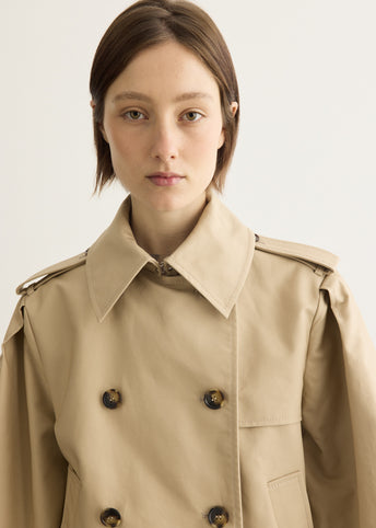 Double Cotton Belted Jacket