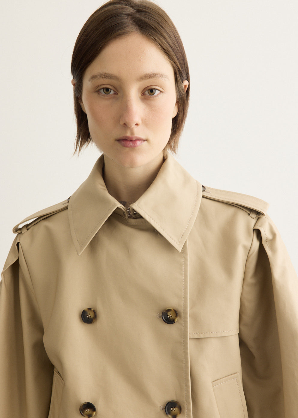 Double Cotton Belted Jacket