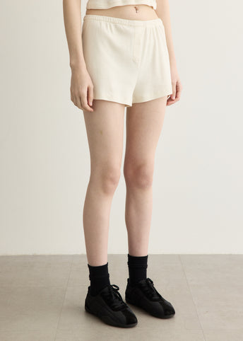 Signature Logo Ribbed House Shorts