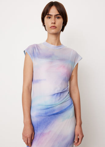 Serena Print Mesh Dress