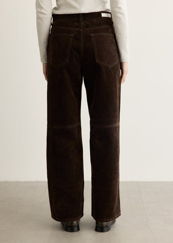 Velvet Denim Loose-Fit Jeans