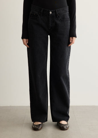 Low Rise Straight Jeans