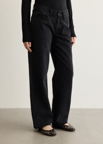 Low Rise Straight Jeans