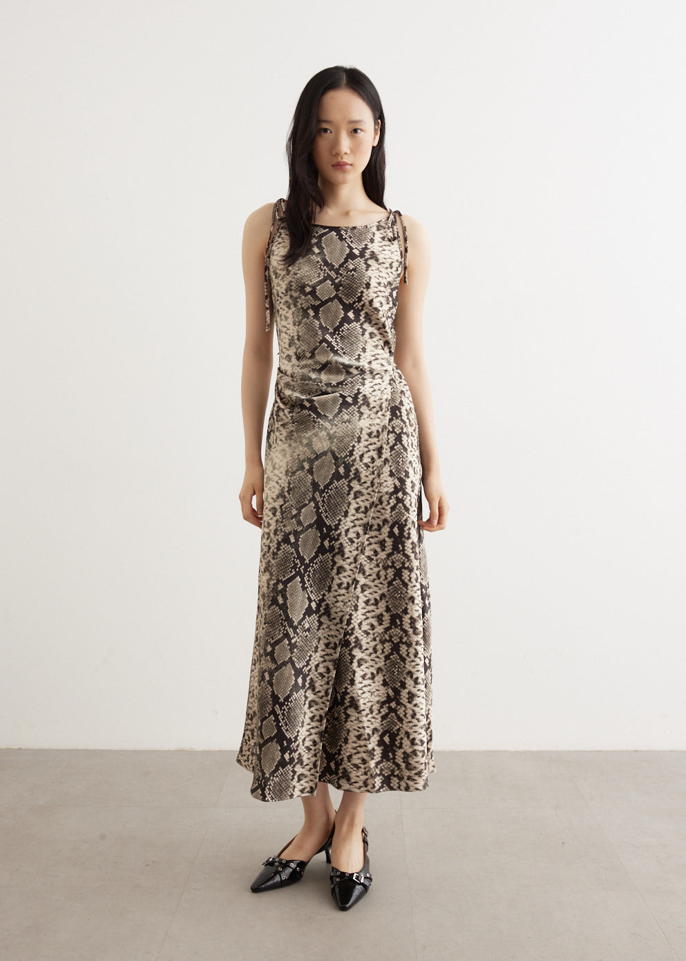 Acne Studios - Dayla Python Fluid Seersucker Dress - Dress,All Products : American Fashion Style Bags On Sale Acne Studios - Dayla Python Fluid Seersucker Dress - Dress,All Products : American Fashion Style Bags On Sale