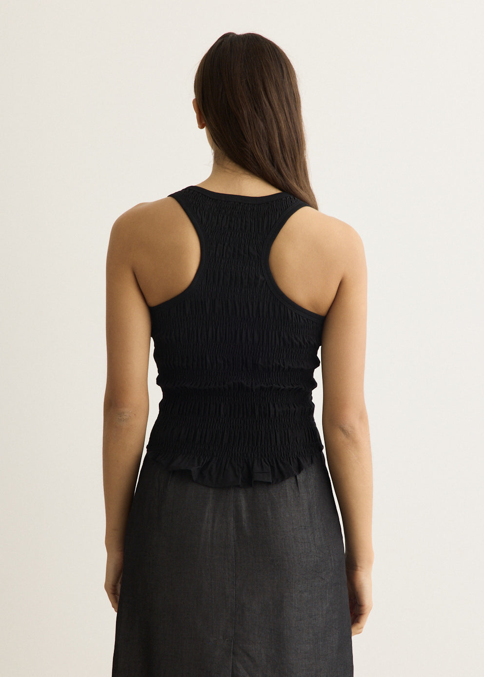 Deba Shirred Tank