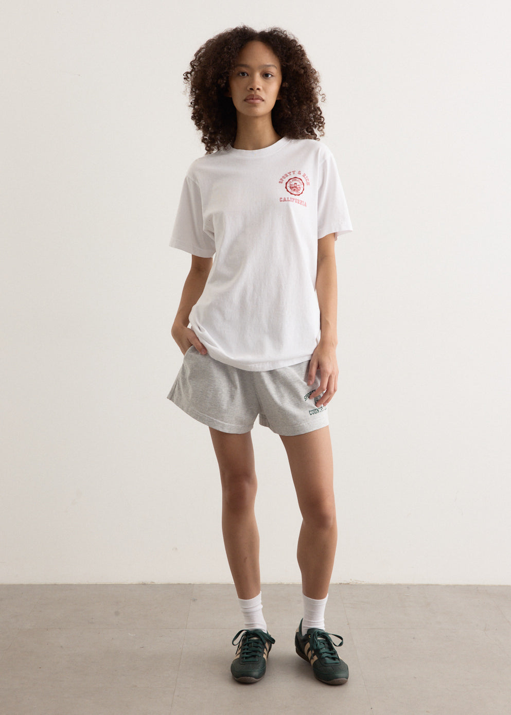 Varsity Crest Disco Shorts