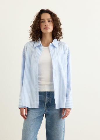 Diver Classic Blue Stripe Shirt