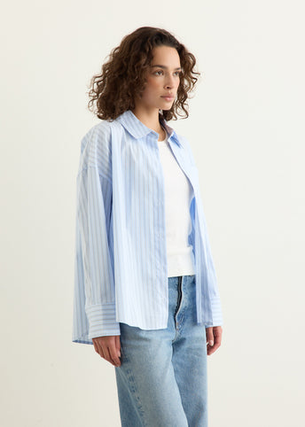 Diver Classic Blue Stripe Shirt