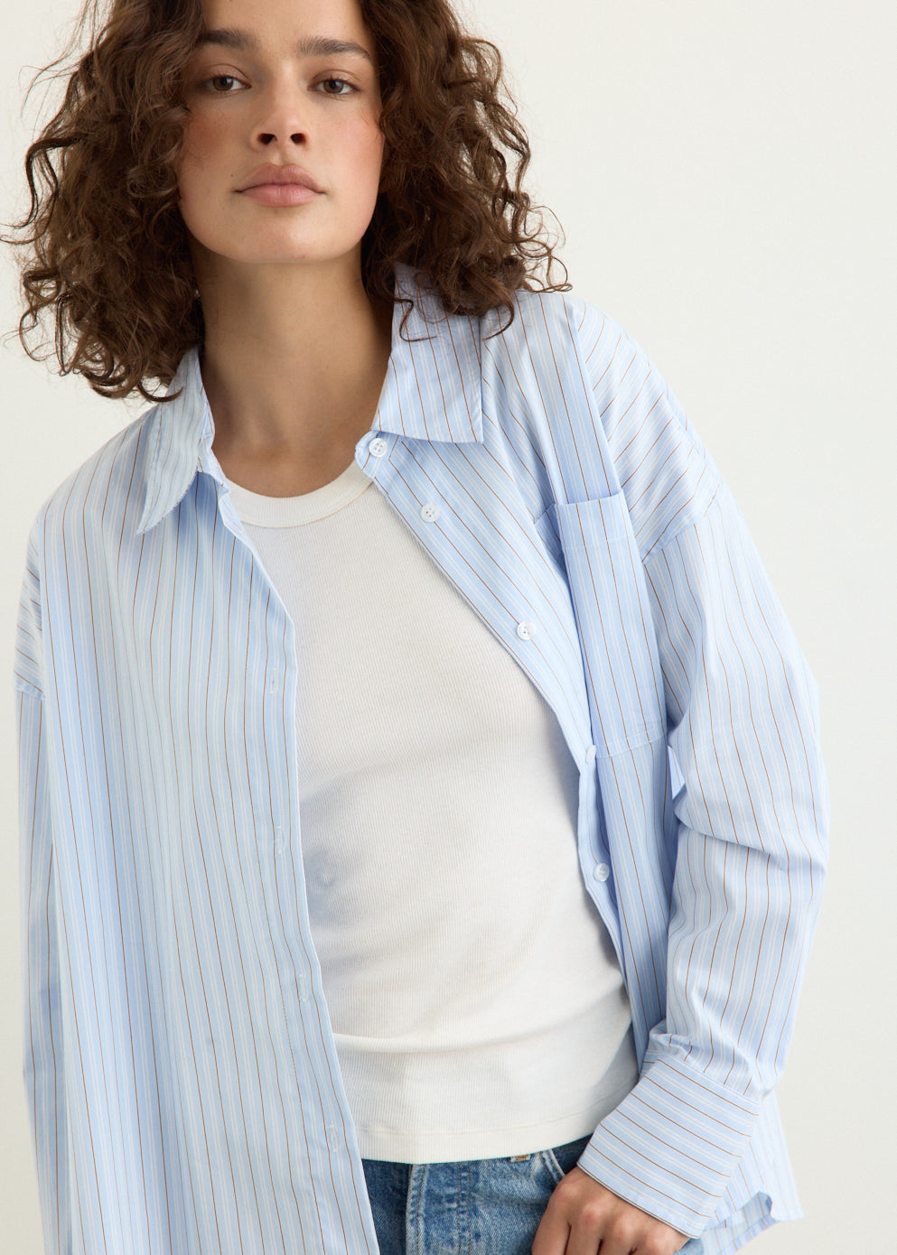 Diver Classic Blue Stripe Shirt