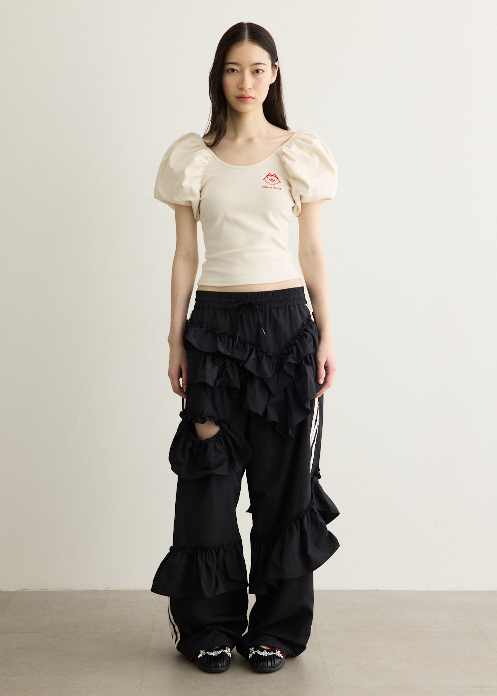 x Simone Rocha Puff Sleeve T-Shirt