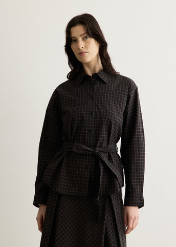 Piper Black Check Shirt