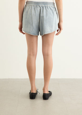 Blue Boxer Denim Shorts