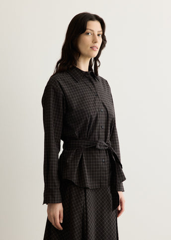 Piper Black Check Shirt