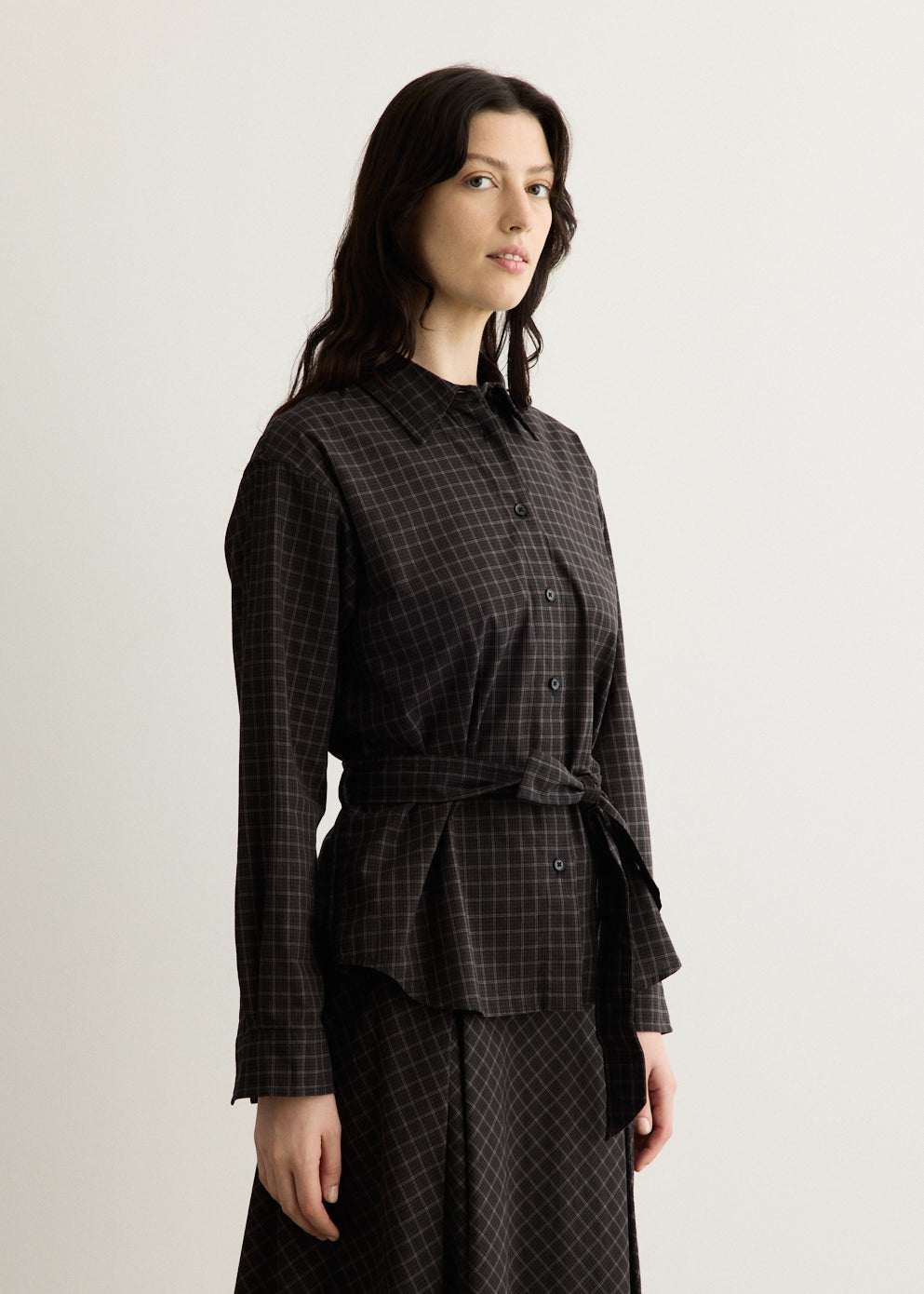 Piper Black Check Shirt