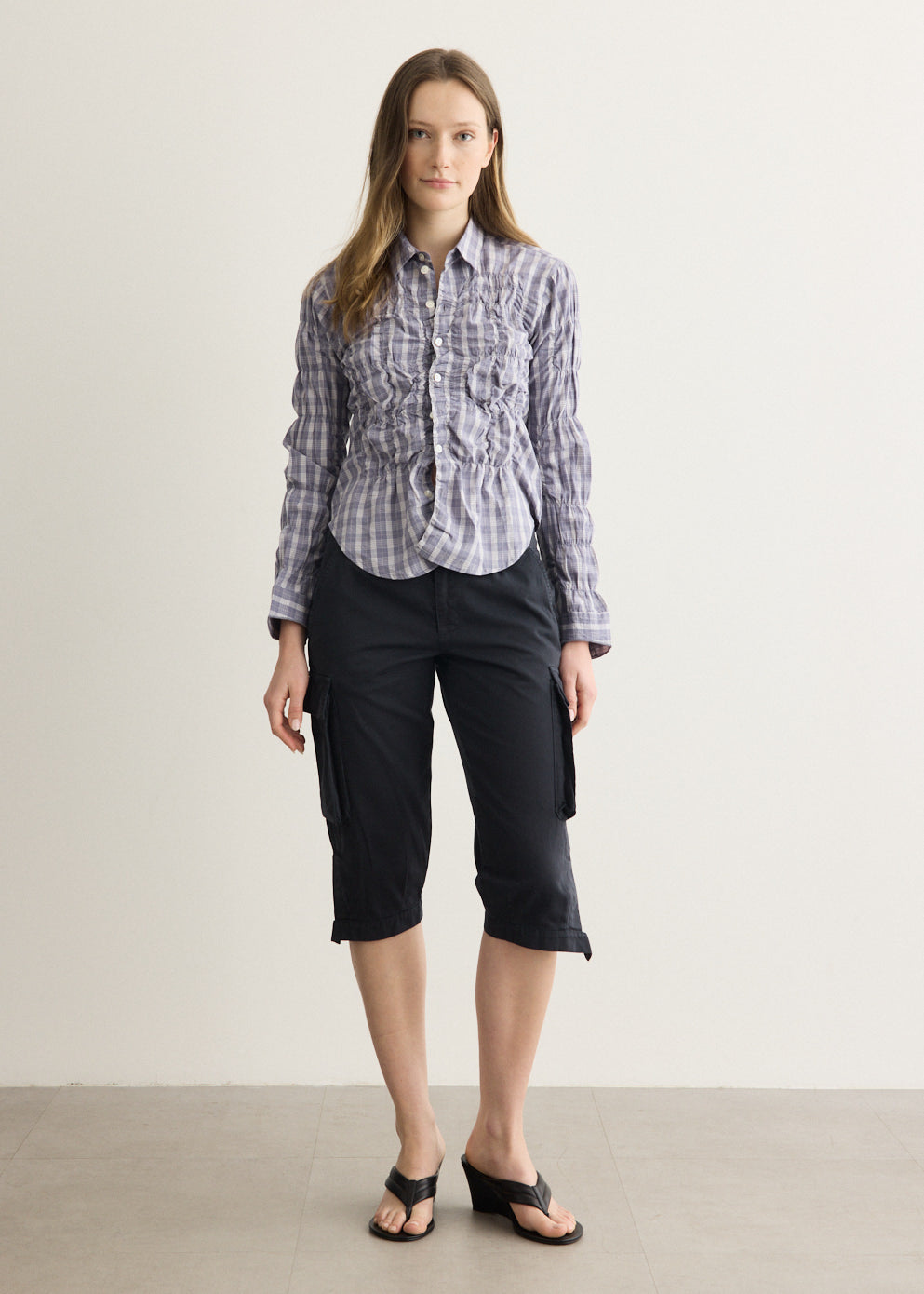 Lupa Shirt Blue Check Shirt