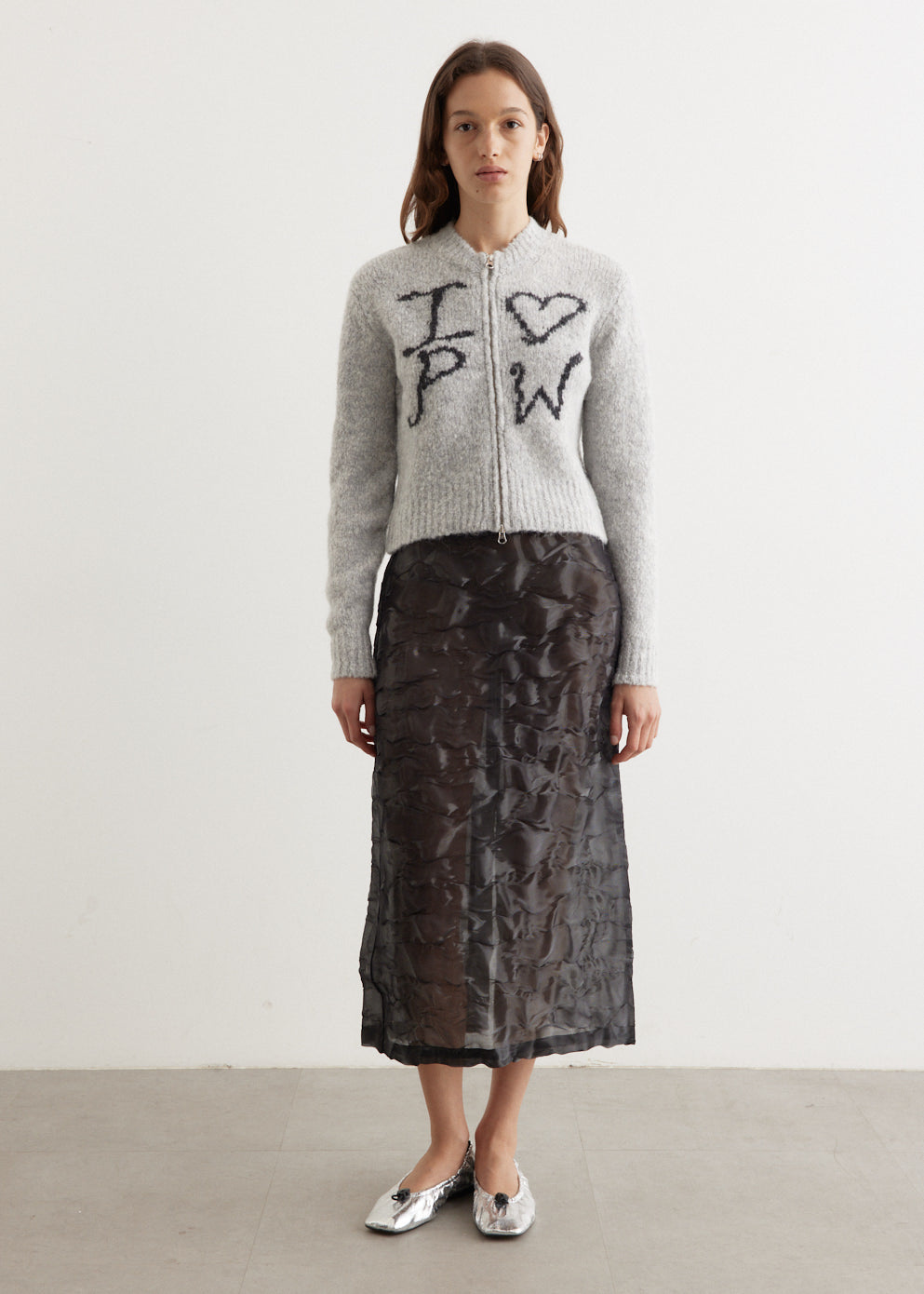 トップス PALOMA WOOL Gray Crush Zip Cardigan Paloma Wool Crush Full Zip Graphic Cardigan | Nordstrom