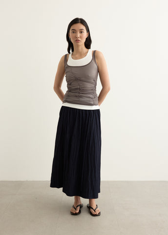 Horizon Double Layer Ruched Tank