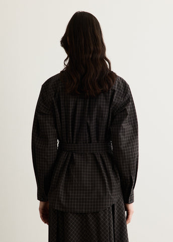 Piper Black Check Shirt