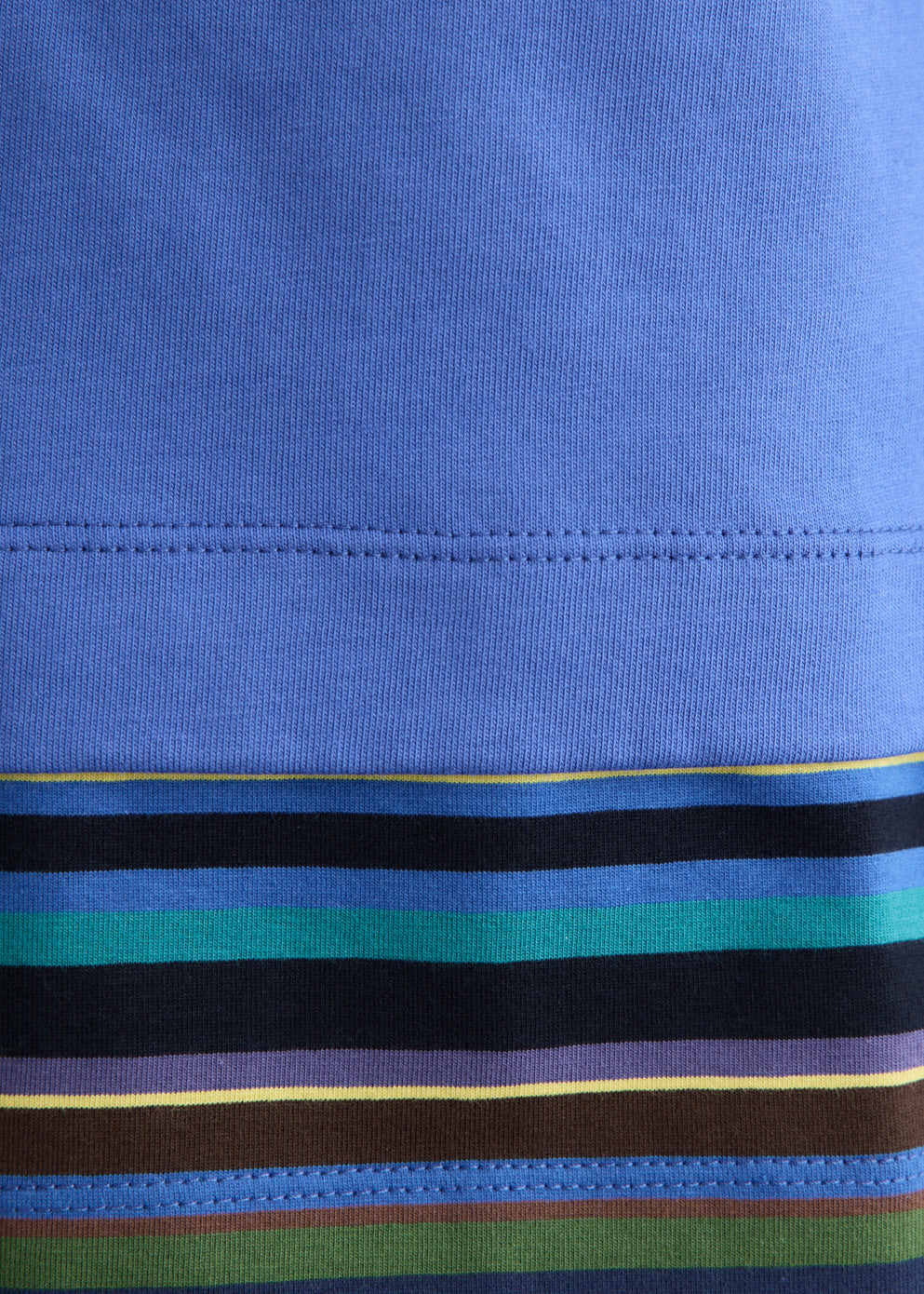 Moon Logo Stripes Jersey LS T-Shirt