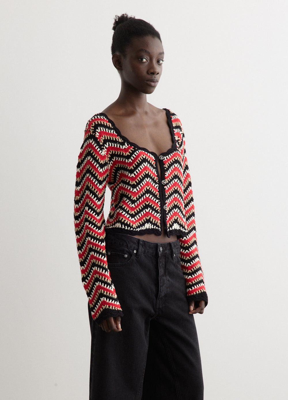 Cotton Crochet Cardigan