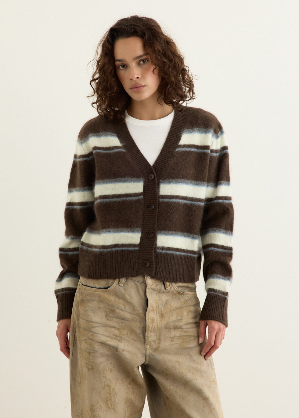 Sophmore Stripe Cardigan