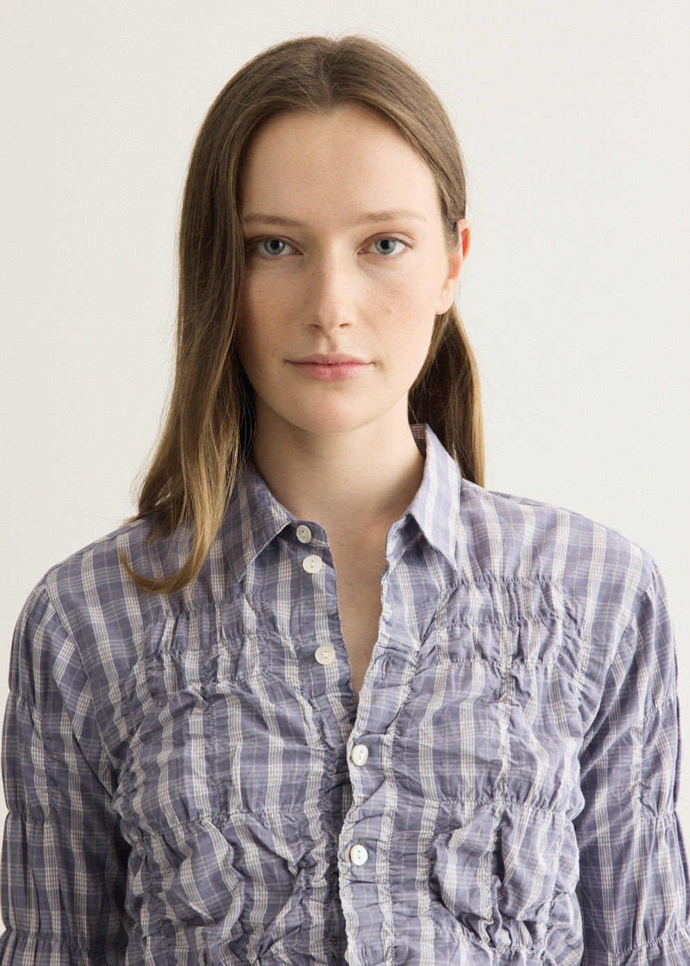 Lupa Shirt Blue Check Shirt